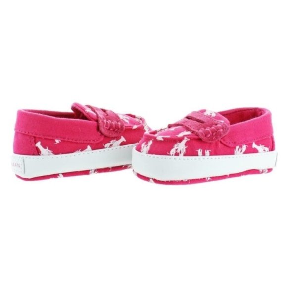 COLE HAAN PINCH WEEKEND PINK/WHITE LOBSTER SHOES 2 - Picture 1 of 3